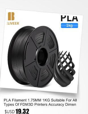 PLA Filament 1KG 1.75MM - Druk 3D, Materiał eksploatacyjny, Wytrzymałość +/-0.02MM, Nietoksyczny BELIVEER - Wianko - 3