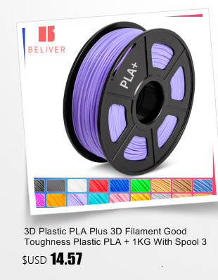 PLA Filament 1KG 1.75MM - Druk 3D, Materiał eksploatacyjny, Wytrzymałość +/-0.02MM, Nietoksyczny BELIVEER - Wianko - 10
