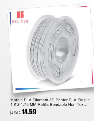 PLA Filament 1KG 1.75MM - Druk 3D, Materiał eksploatacyjny, Wytrzymałość +/-0.02MM, Nietoksyczny BELIVEER - Wianko - 26