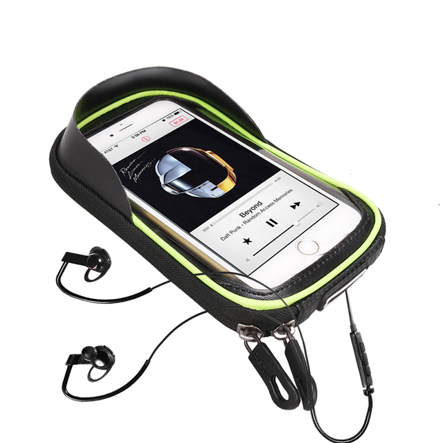 Torebka na ramę rowerową z przodem na telefon i ekranem dotykowym - torby i sakwy rowerowe - Wianko - 17