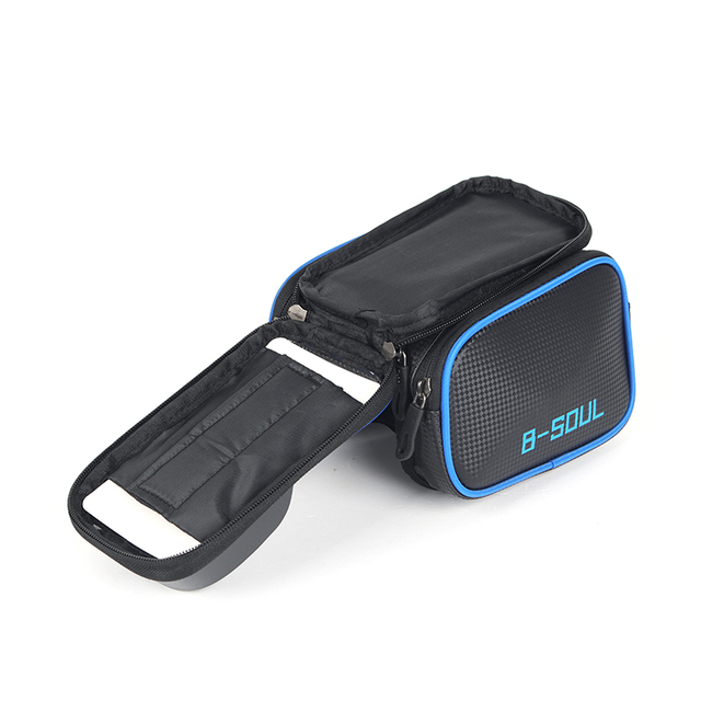 Torebka na ramę rowerową z przodem na telefon i ekranem dotykowym - torby i sakwy rowerowe - Wianko - 10