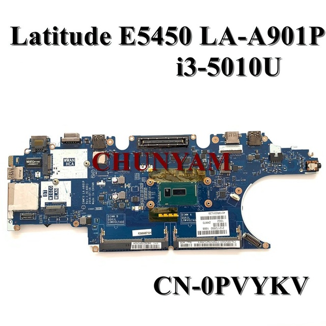 Płyta główna do laptopa DELL Latitude E5450 5450 - i3-5010u ZAM70 LA-A901P CN-0PVYKY PVYKY, 100% testowana - Wianko - 1