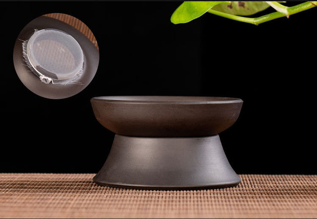 Ceramiczny dzbanek do herbaty Kung Fu z fioletowym piaskiem i zestawem uchwytów bocznym oraz głównym - Wianko - 7