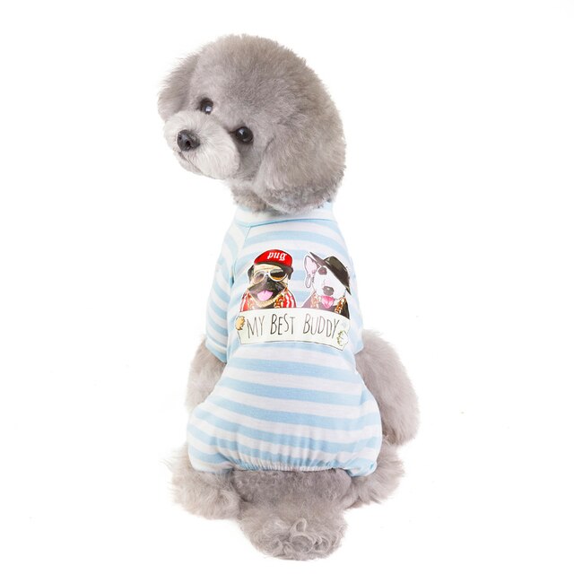 Piżama dla psów Homewear Cat - ubranie dla czworonogów, idealne na chłodne wieczory - Wianko - 16