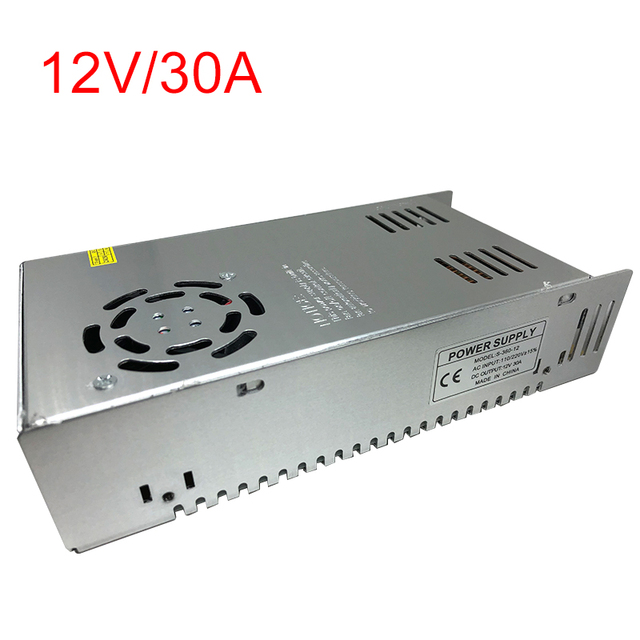Zasilacz AC 12V 220V 1-30A PC LED - Wianko - 12