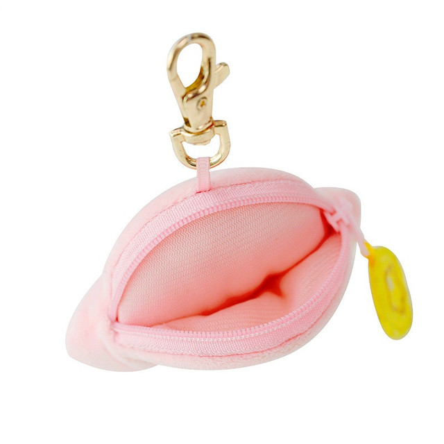 Kawaii gwiazda Kirby Peluche Waddle Dee Airpod torba na słuchawki Anime miękkie wypchane pluszowe wisiorek w kształcie lalki brelok dziewczyny Ins moneta kiesa zabawka - Wianko - 3