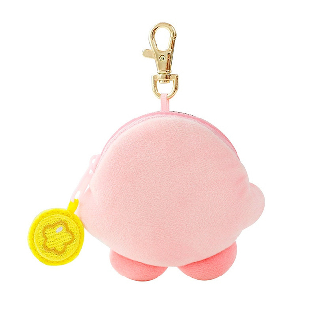 Kawaii gwiazda Kirby Peluche Waddle Dee Airpod torba na słuchawki Anime miękkie wypchane pluszowe wisiorek w kształcie lalki brelok dziewczyny Ins moneta kiesa zabawka - Wianko - 4