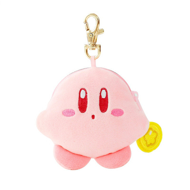 Kawaii gwiazda Kirby Peluche Waddle Dee Airpod torba na słuchawki Anime miękkie wypchane pluszowe wisiorek w kształcie lalki brelok dziewczyny Ins moneta kiesa zabawka - Wianko - 2