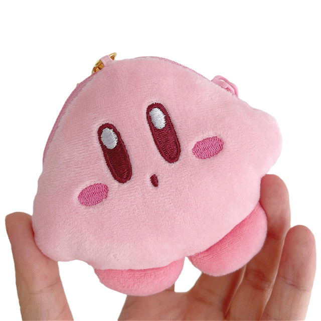 Kawaii gwiazda Kirby Peluche Waddle Dee Airpod torba na słuchawki Anime miękkie wypchane pluszowe wisiorek w kształcie lalki brelok dziewczyny Ins moneta kiesa zabawka - Wianko - 9