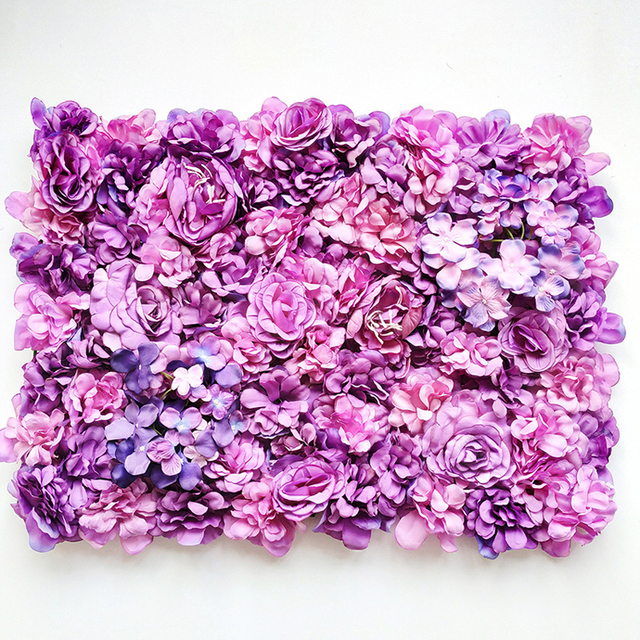 40x60cm Sztuczna róża jedwabna kwiat dekoracja ścienna ślub plenerowy - Wianko - 14