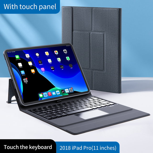 Klawiatura SmartDevil Bluetooth Trackpad Case do iPad Pro, iPad Air, iPad mini - uchwyt na ołówek - Wianko - 27