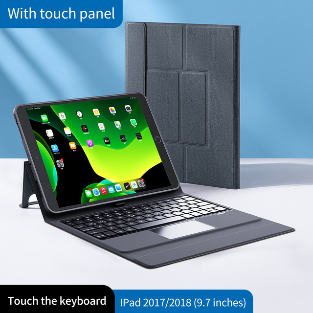 Klawiatura SmartDevil Bluetooth Trackpad Case do iPad Pro, iPad Air, iPad mini - uchwyt na ołówek - Wianko - 30