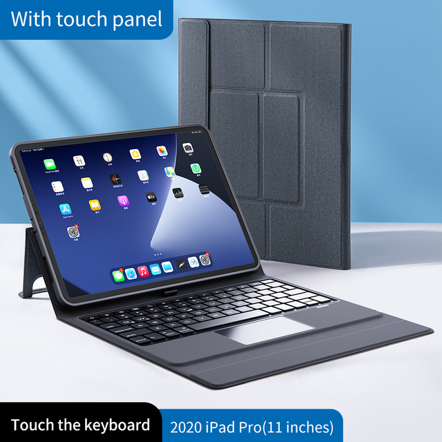 Klawiatura SmartDevil Bluetooth Trackpad Case do iPad Pro, iPad Air, iPad mini - uchwyt na ołówek - Wianko - 29