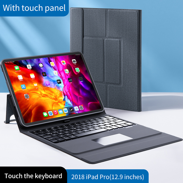 Klawiatura SmartDevil Bluetooth Trackpad Case do iPad Pro, iPad Air, iPad mini - uchwyt na ołówek - Wianko - 28