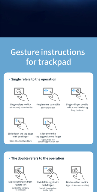 Klawiatura SmartDevil Bluetooth Trackpad Case do iPad Pro, iPad Air, iPad mini - uchwyt na ołówek - Wianko - 23