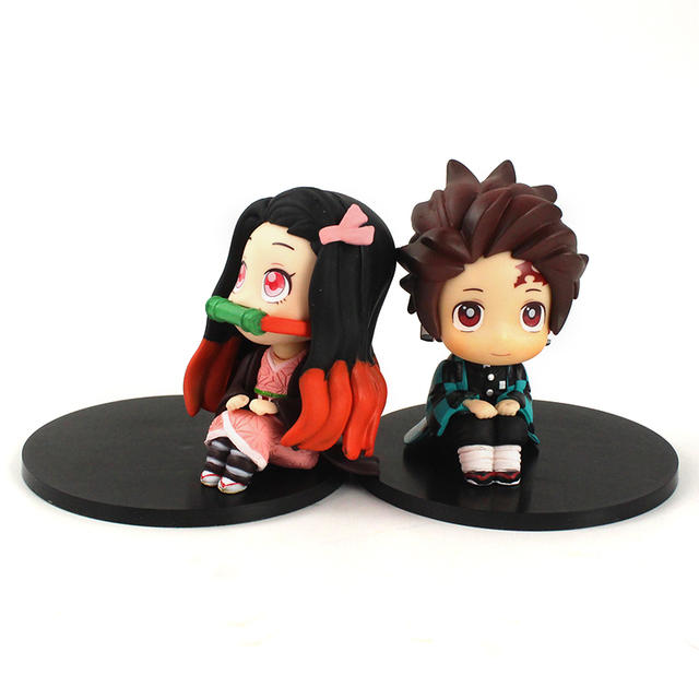 Figurka PVC 7.5cm Kamado Tanjirou Nezuko z Demon Slayer wersją Q Anime - Wianko - 3