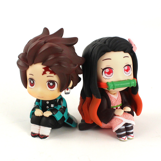 Figurka PVC 7.5cm Kamado Tanjirou Nezuko z Demon Slayer wersją Q Anime - Wianko - 4