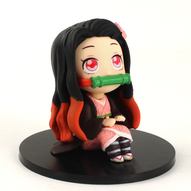 Figurka PVC 7.5cm Kamado Tanjirou Nezuko z Demon Slayer wersją Q Anime - Wianko - 7