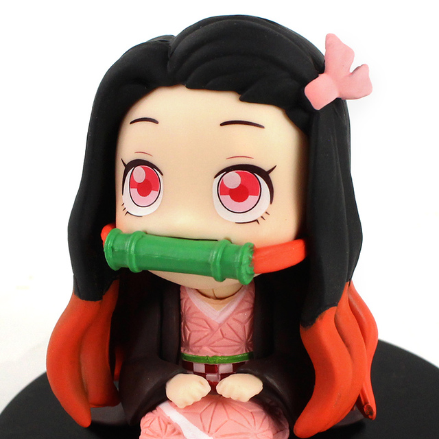 Figurka PVC 7.5cm Kamado Tanjirou Nezuko z Demon Slayer wersją Q Anime - Wianko - 10