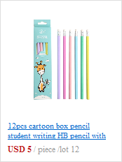 Kreatywne drewniane ołówki HB z uroczym wzorem - idealne na prezenty dla dzieci i do użytku szkolnego - Wianko - 5