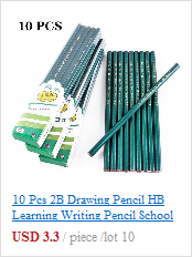 Kreatywne drewniane ołówki HB z uroczym wzorem - idealne na prezenty dla dzieci i do użytku szkolnego - Wianko - 10