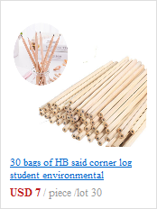 Kreatywne drewniane ołówki HB z uroczym wzorem - idealne na prezenty dla dzieci i do użytku szkolnego - Wianko - 3