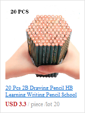 Kreatywne drewniane ołówki HB z uroczym wzorem - idealne na prezenty dla dzieci i do użytku szkolnego - Wianko - 1