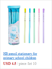 Kreatywne drewniane ołówki HB z uroczym wzorem - idealne na prezenty dla dzieci i do użytku szkolnego - Wianko - 2