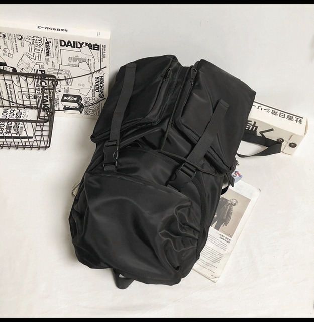 Nowy oryginalny plecak Uoct, czarny, duża pojemność, 2021, modny, dla college'u, kobieta, torba na komputer - Wianko - 46