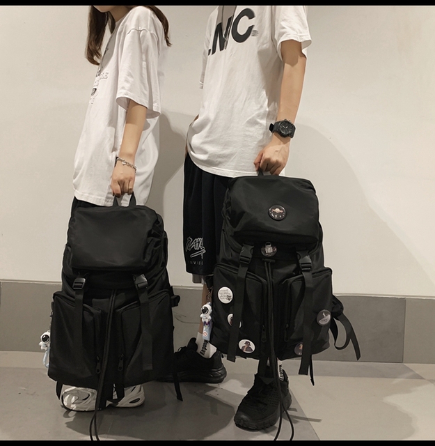 Nowy oryginalny plecak Uoct, czarny, duża pojemność, 2021, modny, dla college'u, kobieta, torba na komputer - Wianko - 11