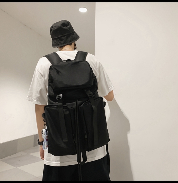 Nowy oryginalny plecak Uoct, czarny, duża pojemność, 2021, modny, dla college'u, kobieta, torba na komputer - Wianko - 35