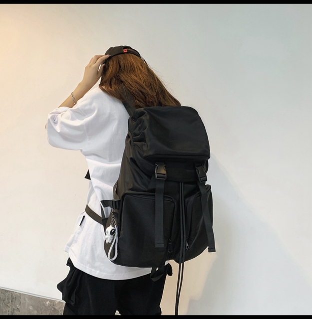 Nowy oryginalny plecak Uoct, czarny, duża pojemność, 2021, modny, dla college'u, kobieta, torba na komputer - Wianko - 14
