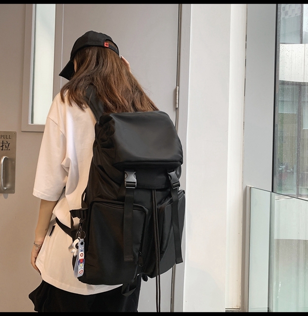 Nowy oryginalny plecak Uoct, czarny, duża pojemność, 2021, modny, dla college'u, kobieta, torba na komputer - Wianko - 15