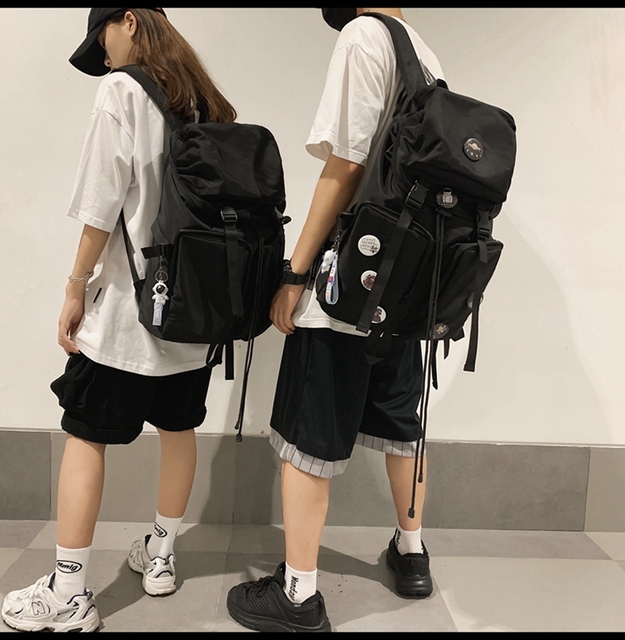 Nowy oryginalny plecak Uoct, czarny, duża pojemność, 2021, modny, dla college'u, kobieta, torba na komputer - Wianko - 8