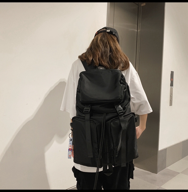 Nowy oryginalny plecak Uoct, czarny, duża pojemność, 2021, modny, dla college'u, kobieta, torba na komputer - Wianko - 18