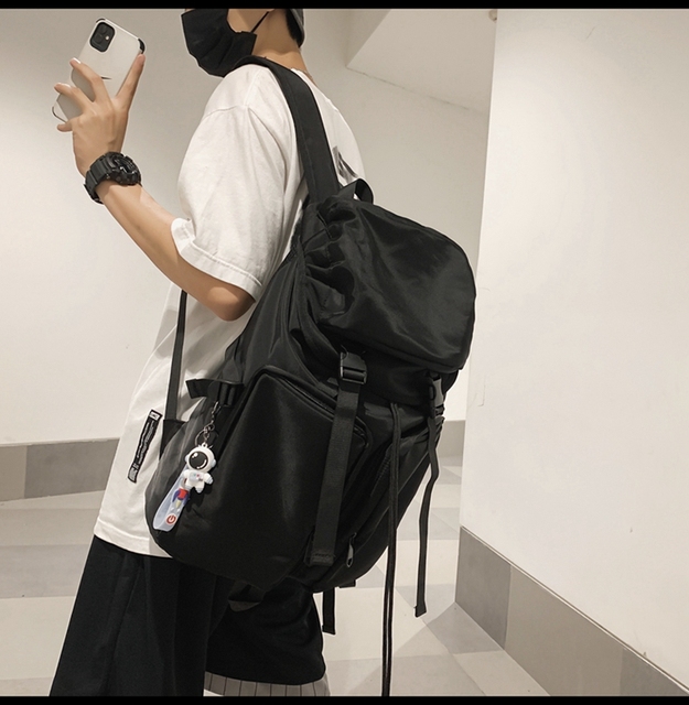 Nowy oryginalny plecak Uoct, czarny, duża pojemność, 2021, modny, dla college'u, kobieta, torba na komputer - Wianko - 31