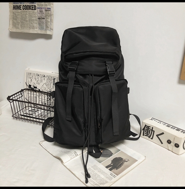 Nowy oryginalny plecak Uoct, czarny, duża pojemność, 2021, modny, dla college'u, kobieta, torba na komputer - Wianko - 39