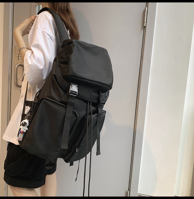 Nowy oryginalny plecak Uoct, czarny, duża pojemność, 2021, modny, dla college'u, kobieta, torba na komputer - Wianko - 13