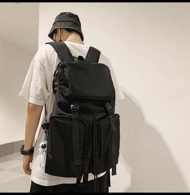 Nowy oryginalny plecak Uoct, czarny, duża pojemność, 2021, modny, dla college'u, kobieta, torba na komputer - Wianko - 36