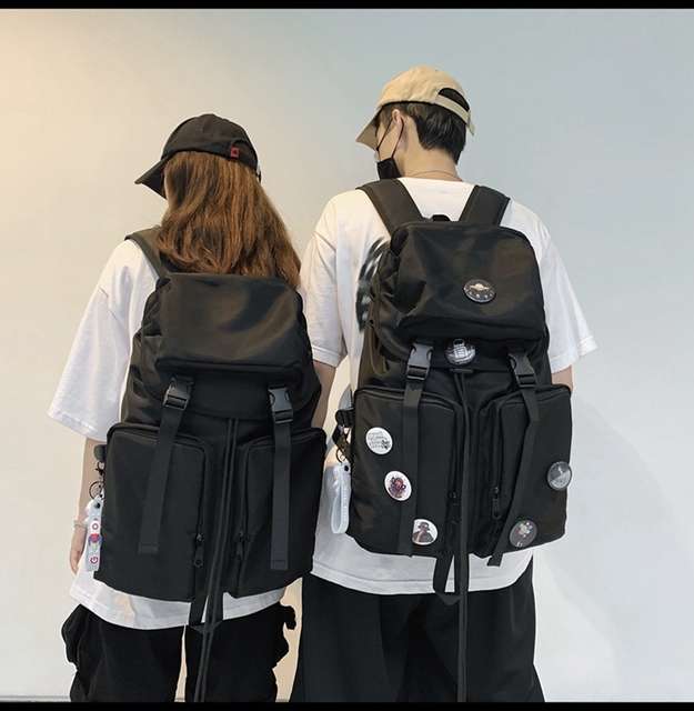 Nowy oryginalny plecak Uoct, czarny, duża pojemność, 2021, modny, dla college'u, kobieta, torba na komputer - Wianko - 6
