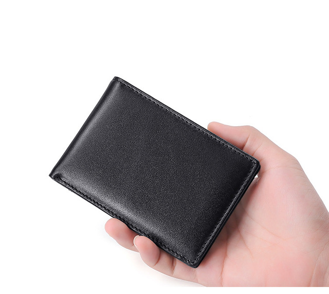 Męski portfel RFID z prawdziwej skóry z kieszenią na karty i funkcją antymagnetyczną - Wianko - 21