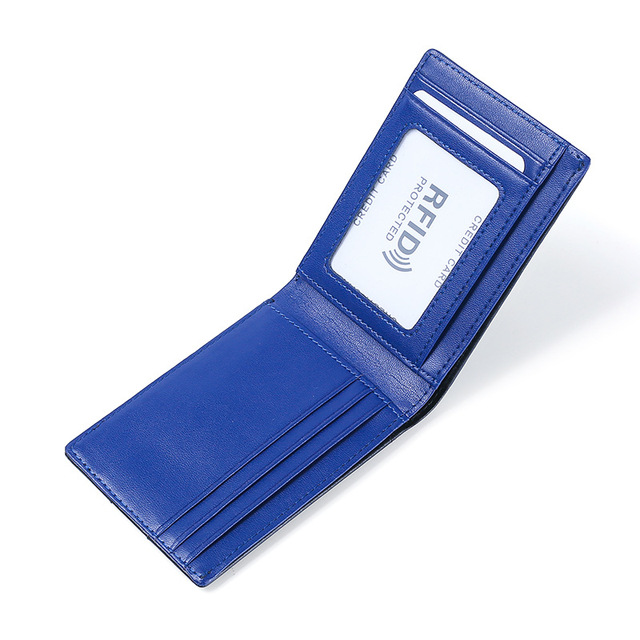 Męski portfel RFID z prawdziwej skóry z kieszenią na karty i funkcją antymagnetyczną - Wianko - 24