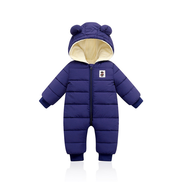 Zima baby girl noworodki dzieci kombinezon śniegowy kurtka płaszcz romper dziecięcy niemowlęcy odzież moda bluza chłopiec - Wianko - 14
