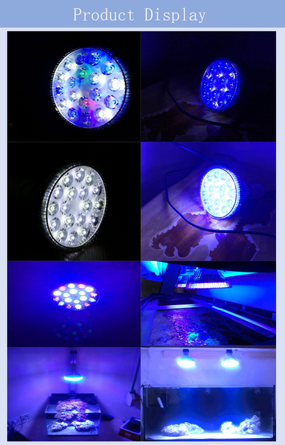 Aquasky 54W Full Spectrum LED Aquarium Lighting - Oświetlenie LED Full Spectrum 54W do akwarium, korale i rośliny - Wianko - 1