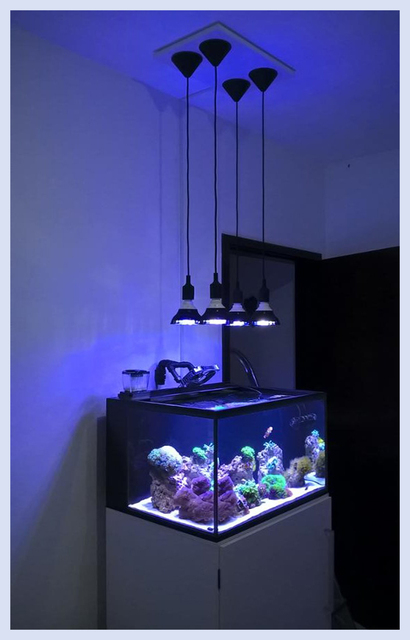 Aquasky 54W Full Spectrum LED Aquarium Lighting - Oświetlenie LED Full Spectrum 54W do akwarium, korale i rośliny - Wianko - 4
