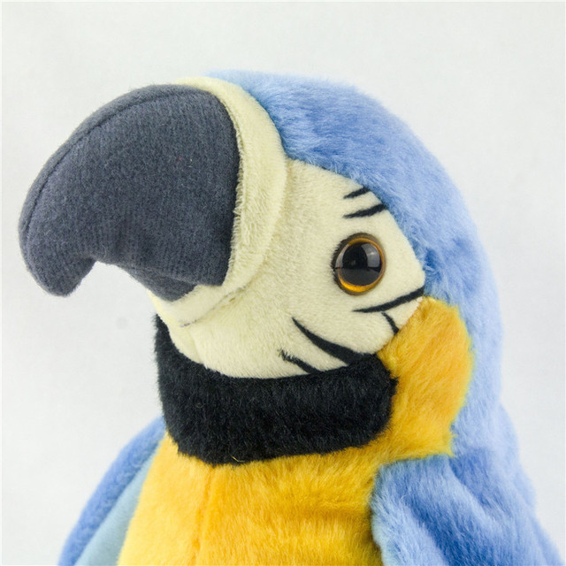 Elektroniczna papuga z nagrywaniem dźwięku, zabawka pluszowa dla dzieci - Wianko - 12