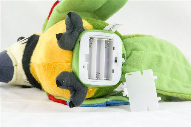 Elektroniczna papuga z nagrywaniem dźwięku, zabawka pluszowa dla dzieci - Wianko - 13