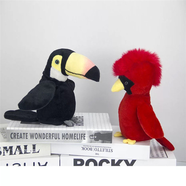 Elektroniczna papuga z nagrywaniem dźwięku, zabawka pluszowa dla dzieci - Wianko - 4