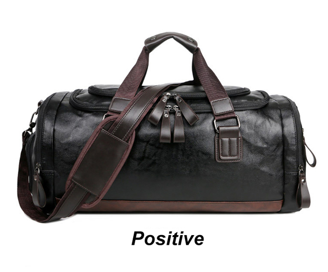 Męska torba podróżna Carry on - skórzana, wielofunkcyjna, duża - Wianko - 12