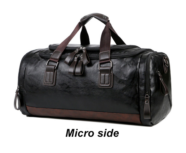 Męska torba podróżna Carry on - skórzana, wielofunkcyjna, duża - Wianko - 13